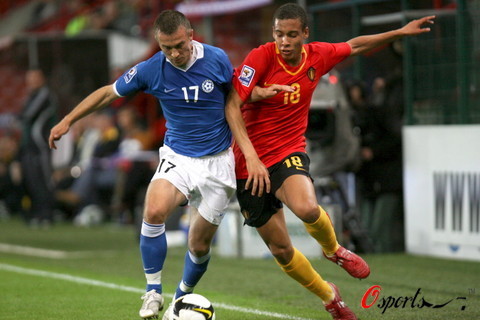 比利时与爱沙尼亚上演对垒之战